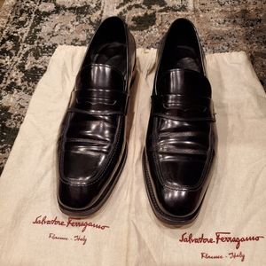 Black Salvatore Ferragamo Loafers